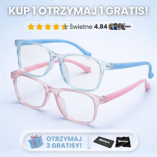 Okulary chroniące przed ekranem dla dzieci BLUCARE